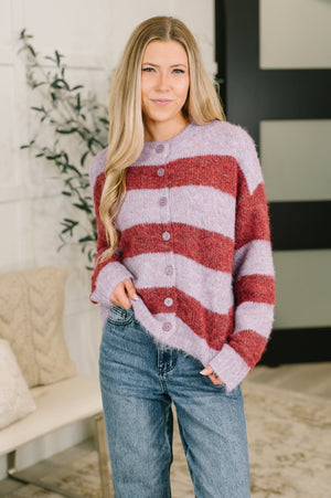 Callin' Be Back Again Casual Button Down Sweater - STB Boutique