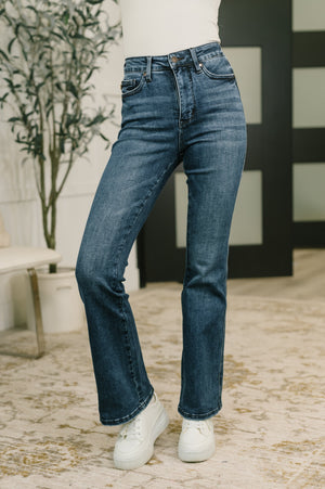 Judy Blue Camille High Waist Tummy Control Bootcut Jean (0-24)