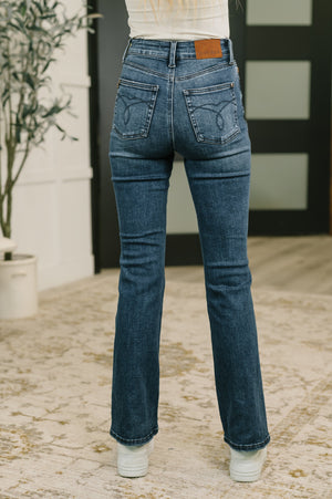 Judy Blue Camille High Waist Tummy Control Bootcut Jean (0-24)