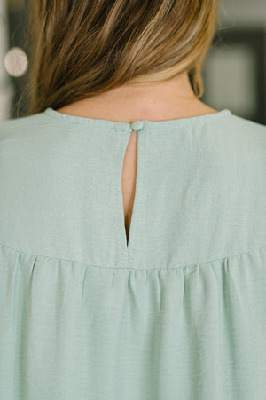 Caught You Looking Crinkle Woven Blouse - STB Boutique