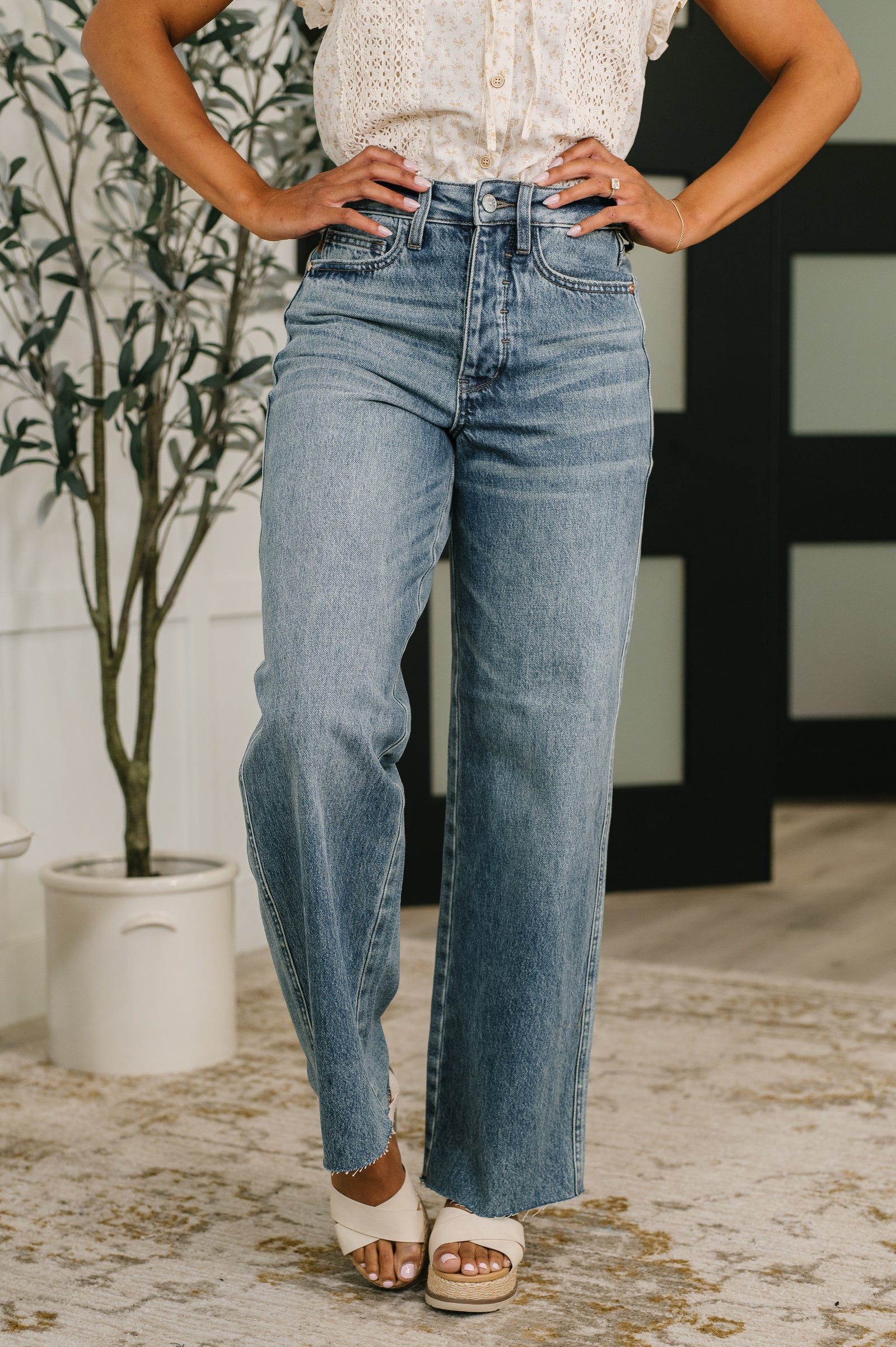 Ciera High Waist Rigid Magic Wihelmina Baggy - STB Boutique