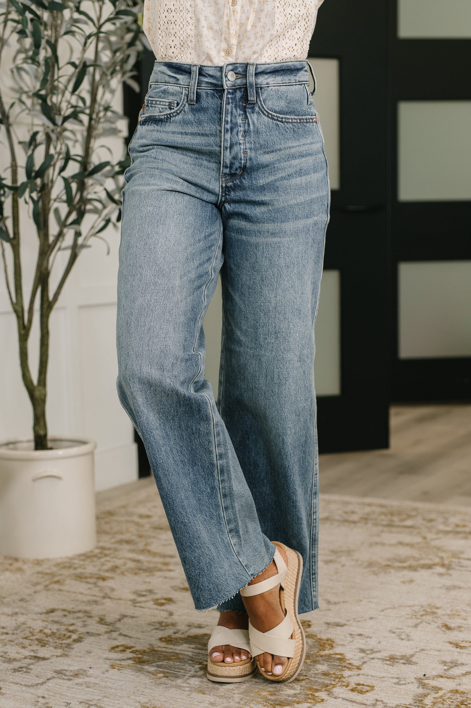 Ciera High Waist Rigid Magic Wihelmina Baggy - STB Boutique