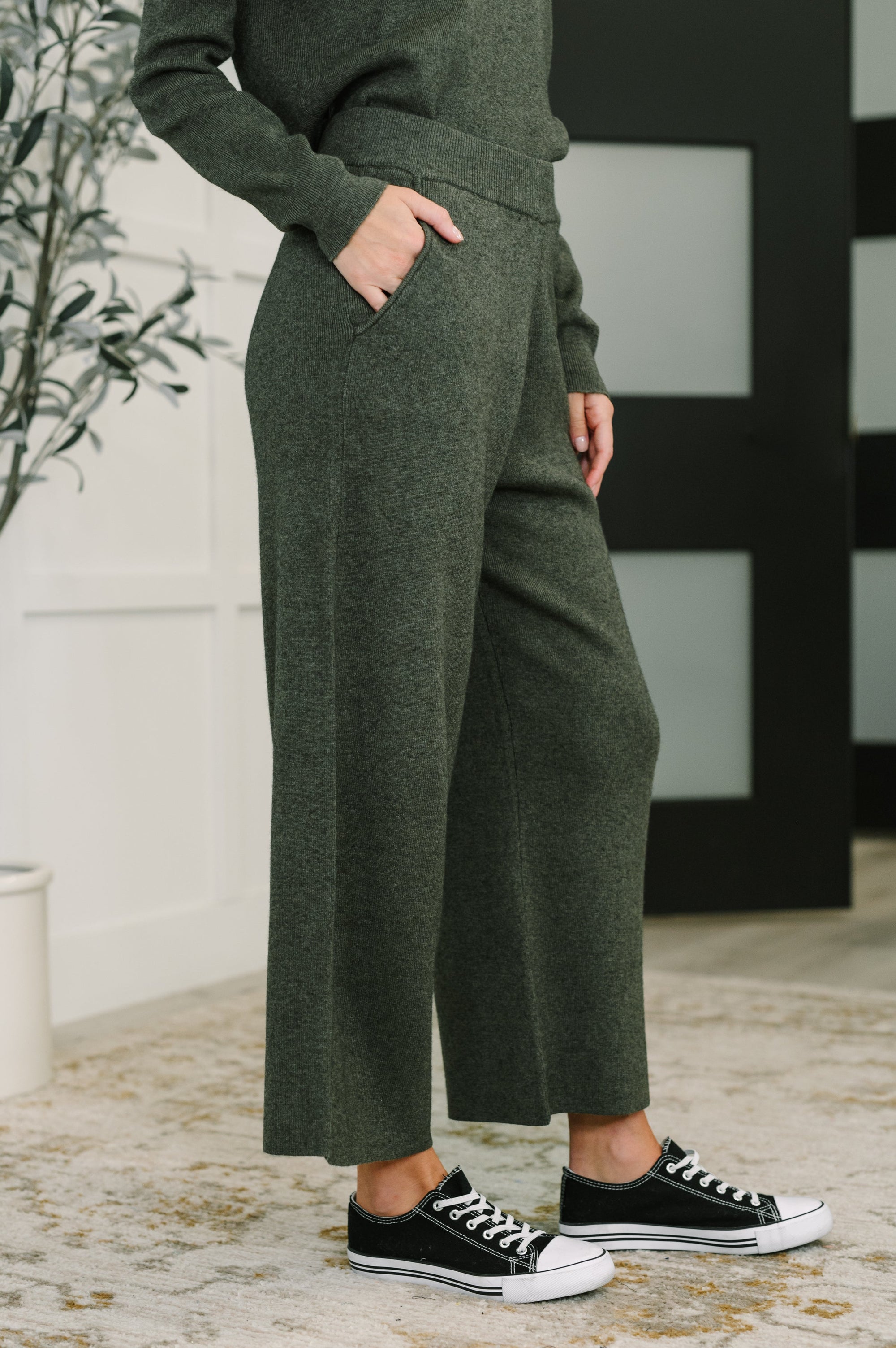 Clove Culottes in Moss (XS-4X)