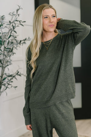 Clove Sweater in Moss (XS-4X)