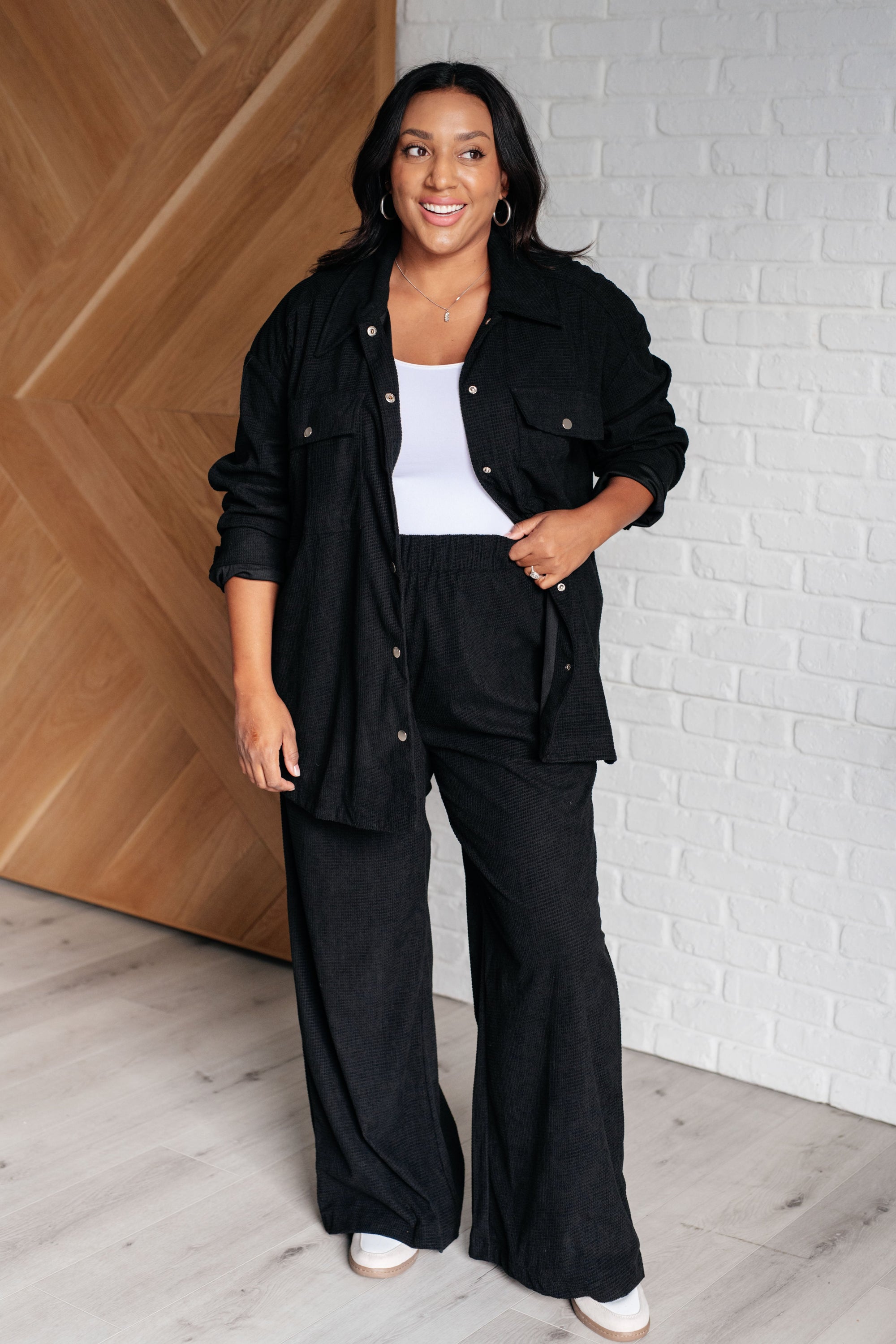 Come Rain or Shine Button Down Top (SM-3X)