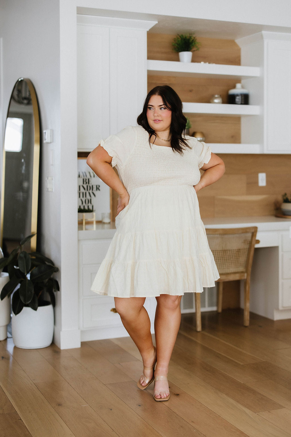 Cute Situation Square Neck Dress (SM-3X)