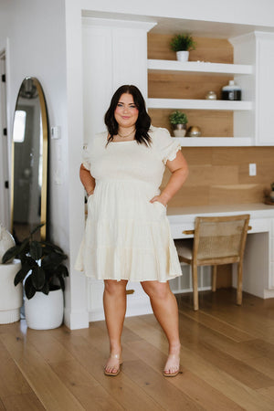 Cute Situation Square Neck Dress (SM-3X)