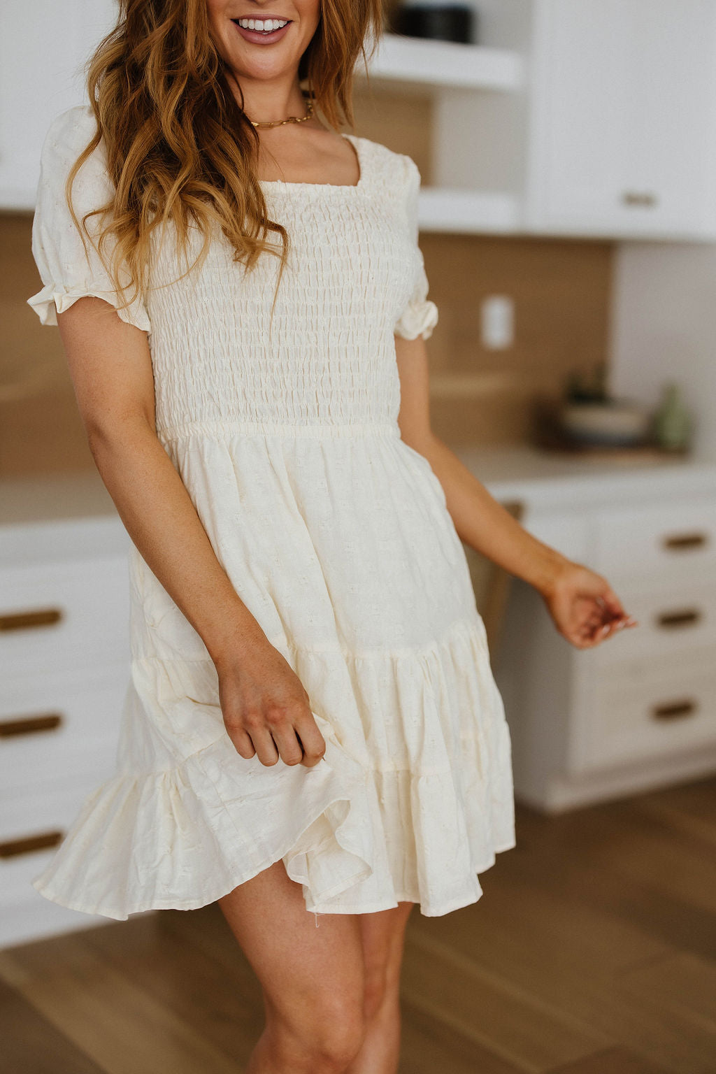 Cute Situation Square Neck Dress (SM-3X)