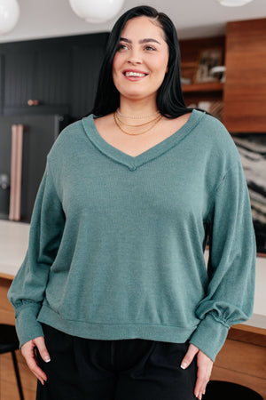 Doesn't Compare V-Neck Top (SM-3X)