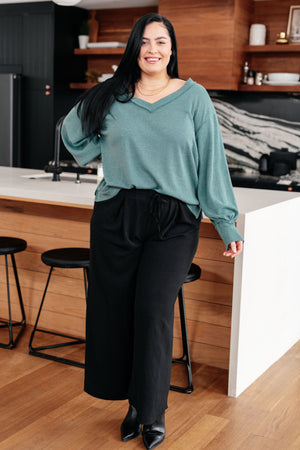 Doesn't Compare V-Neck Top (SM-3X)