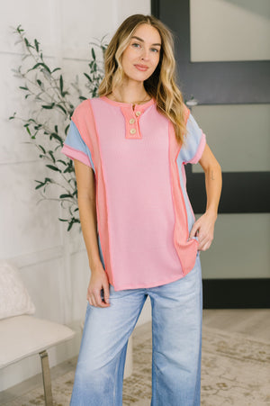 Don't Stop Til You Get Enough Color Block Top (SM-XL) - STB Boutique