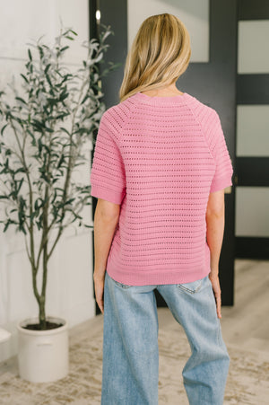 Dreaming All Day Sweater Knit Button Down (SM-3X)
