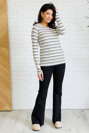 East Coast Breeze Striped Top (SM-3X) - STB Boutique