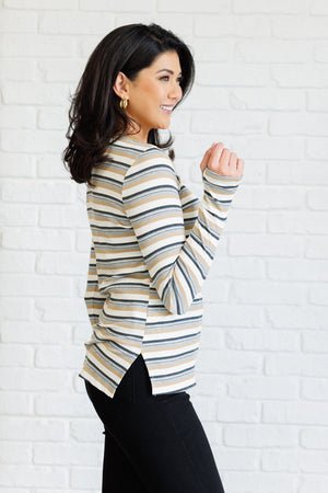 East Coast Breeze Striped Top (SM-3X) - STB Boutique