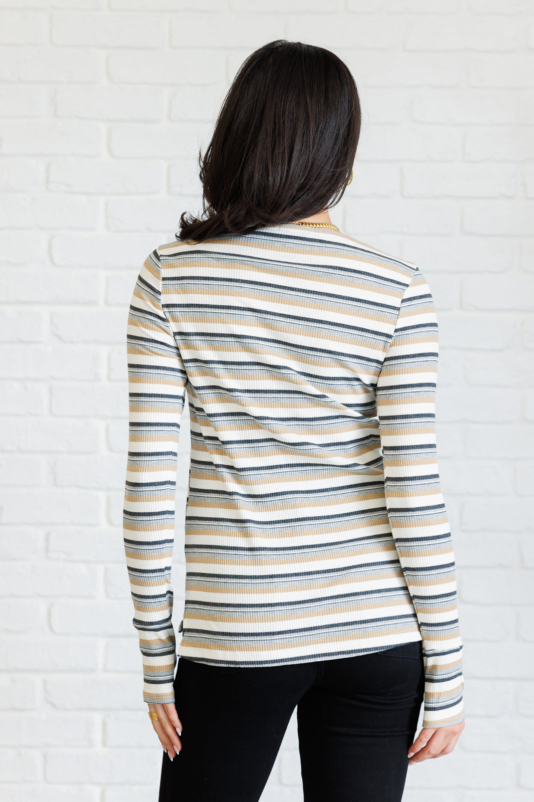 East Coast Breeze Striped Top (SM-3X) - STB Boutique