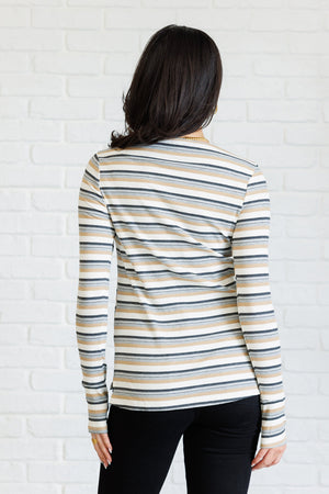 East Coast Breeze Striped Top (SM-3X) - STB Boutique
