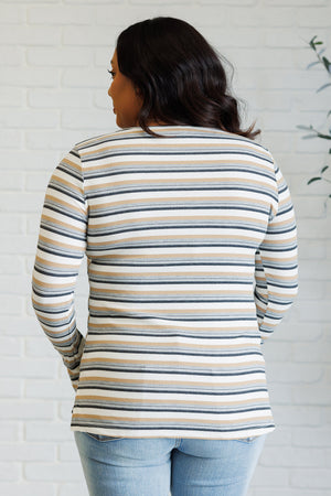 East Coast Breeze Striped Top (SM-3X)