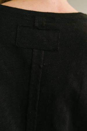 Effortless Edit Boxy Tee in Black - STB Boutique