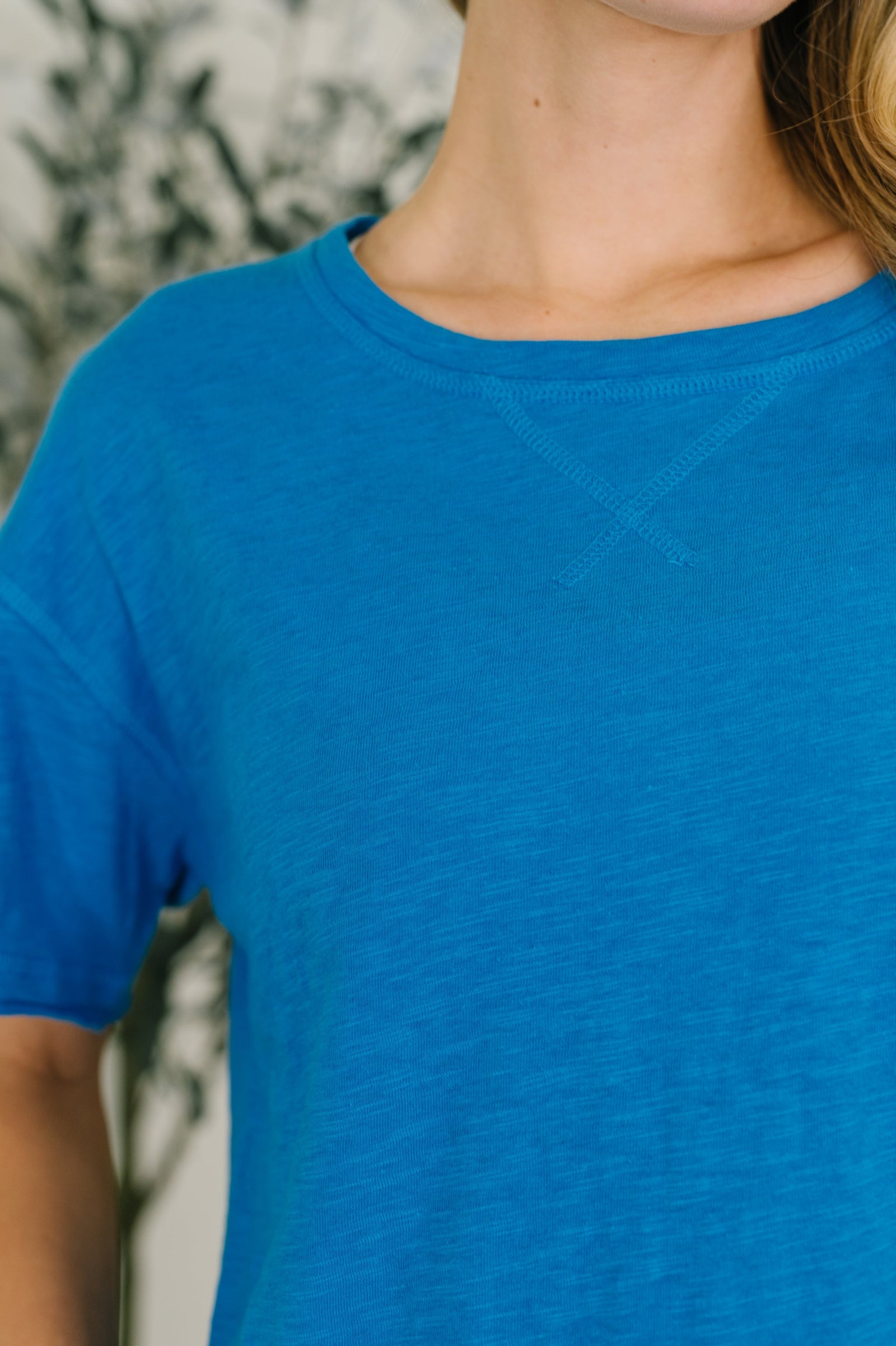 Effortless Edit Boxy Tee in Deep Sky - STB Boutique