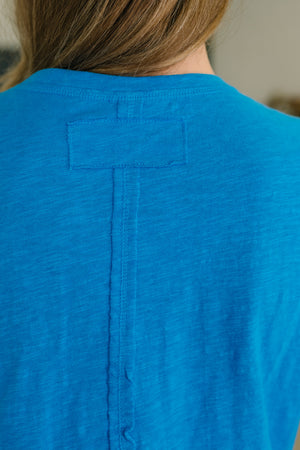 Effortless Edit Boxy Tee in Deep Sky - STB Boutique