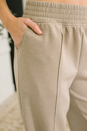 Every Second, Every Hour Jogger Bottoms in Ash Mocha (SM-3X)