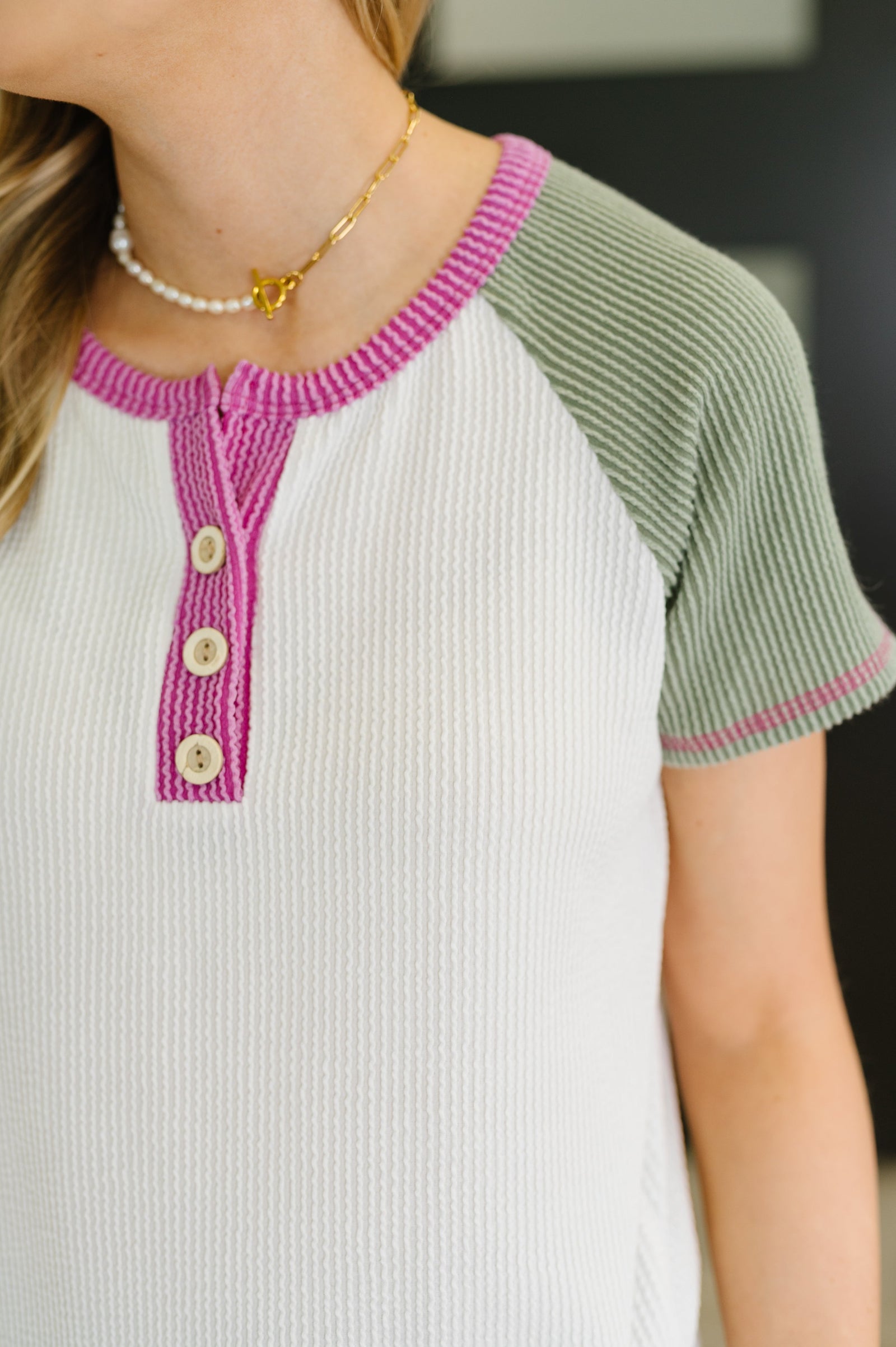 Everyday Envy Cable Ribbed Knit in Light Olive (SM-XL)