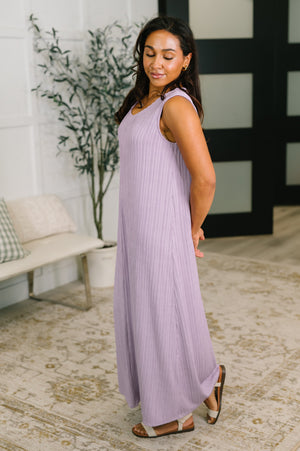 Everything She Wants Sleeveless Maxi Dress in Lavender (SM-3X)