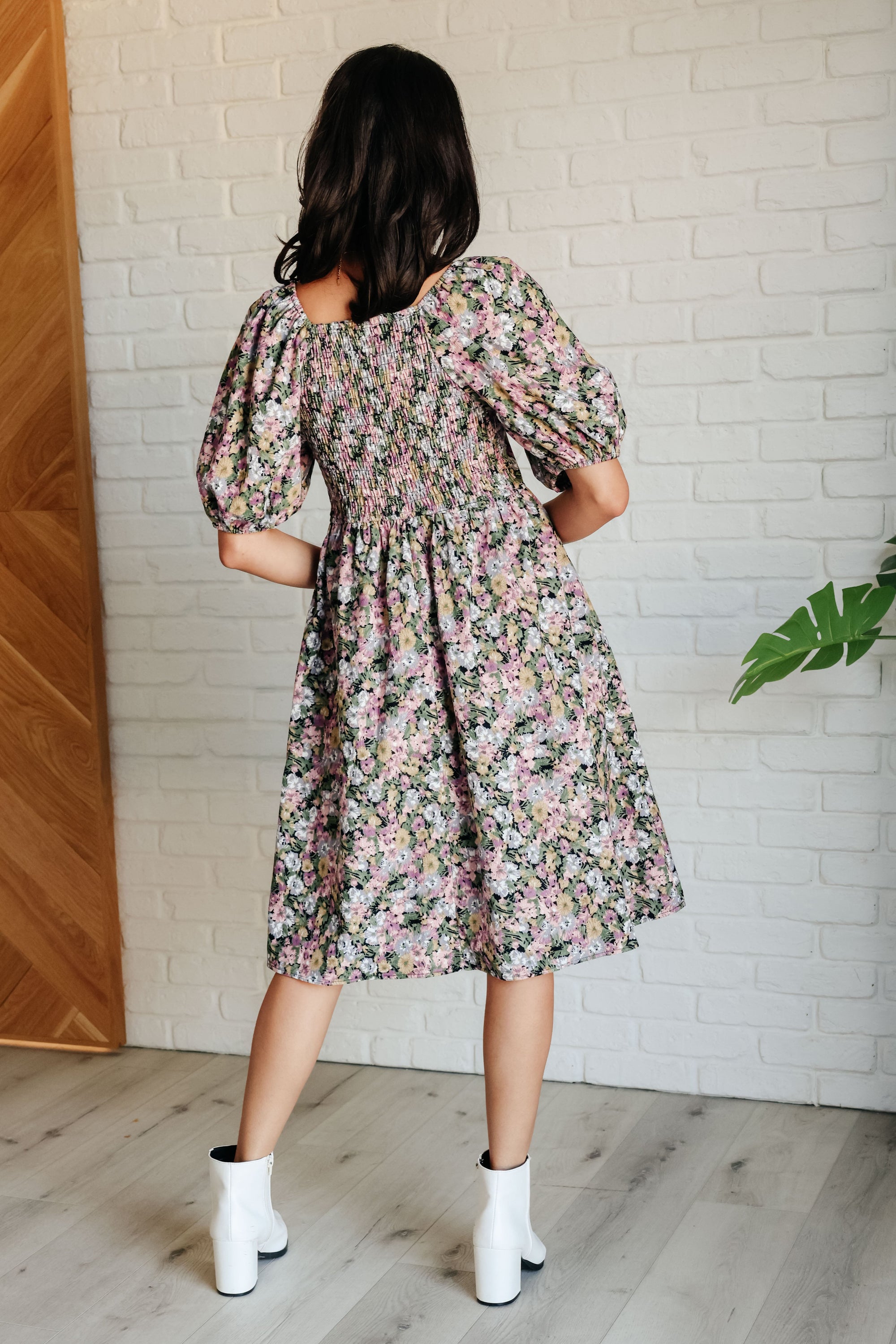 Excellence Without Effort Floral Dress (SM-3X)