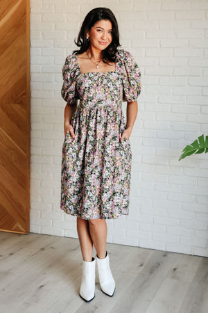 Excellence Without Effort Floral Dress (SM-3X)