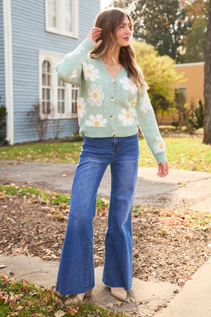 My Favorite Dark Wash Relaxed Flare Jeans SALE - STB Boutique