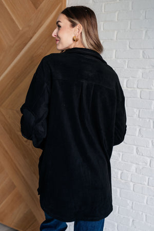 Fantastic in Fleece Jacket in Black (SM-3X)