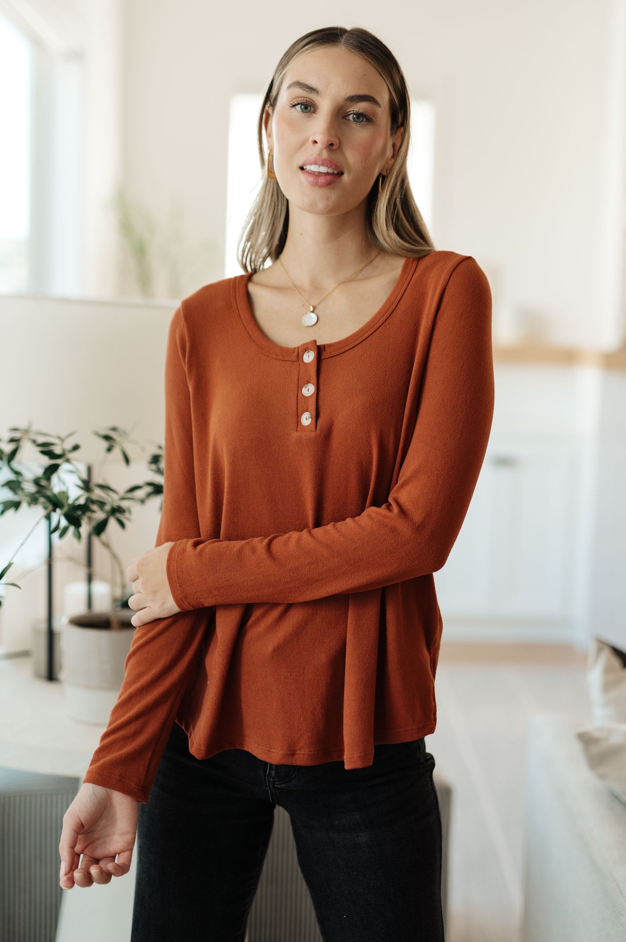 Feeling Better Scoop Neck Top (SM-3X) - STB Boutique