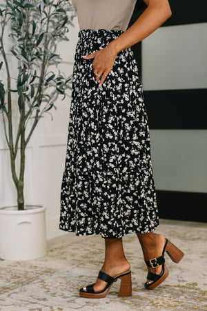 Fielding Flowers Floral Skirt (SM-3X)