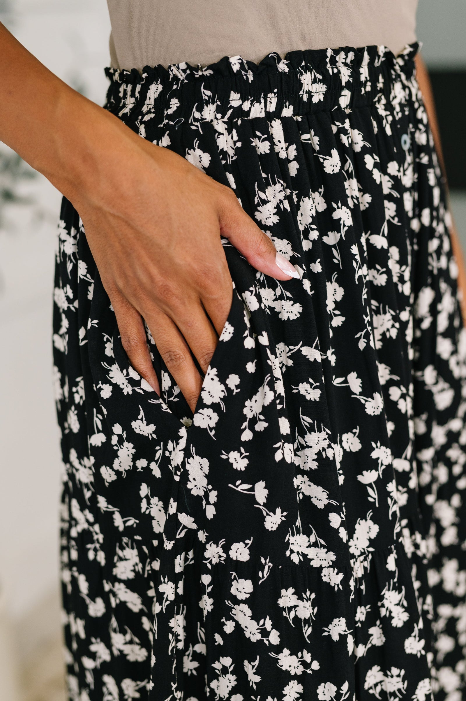 Fielding Flowers Floral Skirt (SM-3X)