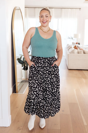 Fielding Flowers Floral Skirt (SM-3X)