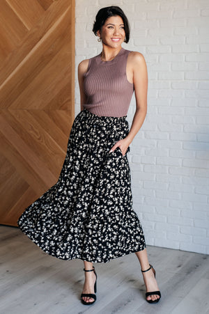 Fielding Flowers Floral Skirt (SM-3X)