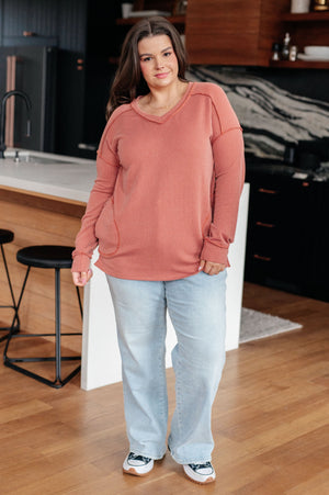 First and Foremost Rib Knit Top (SM-3X)
