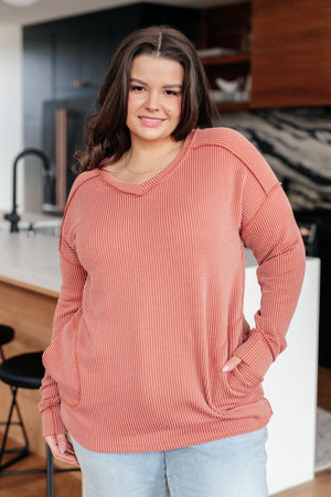 First and Foremost Rib Knit Top (SM-3X)