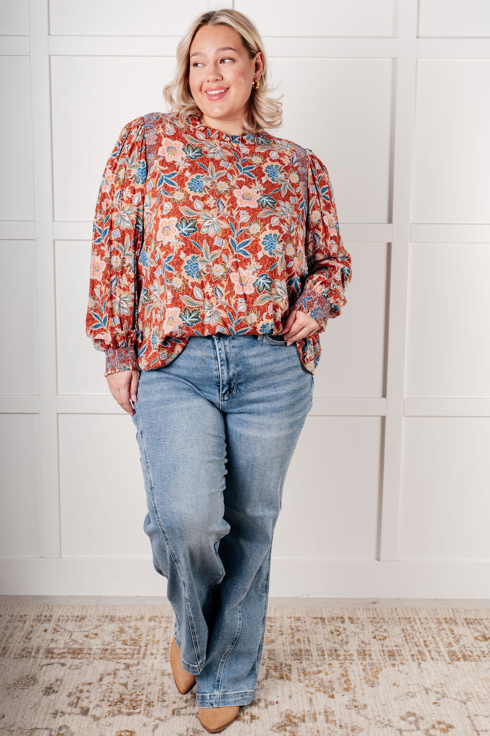 Floral Delight Blouse - STB Boutique