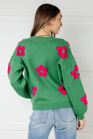Follow Your Heart Drop Shoulder Sweater (SM-3X)