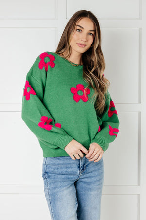 Follow Your Heart Drop Shoulder Sweater (SM-3X)