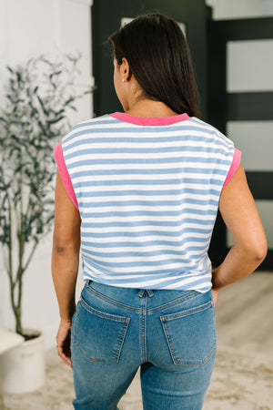 Following Through Color Block Muscle Tee (SM-3X)