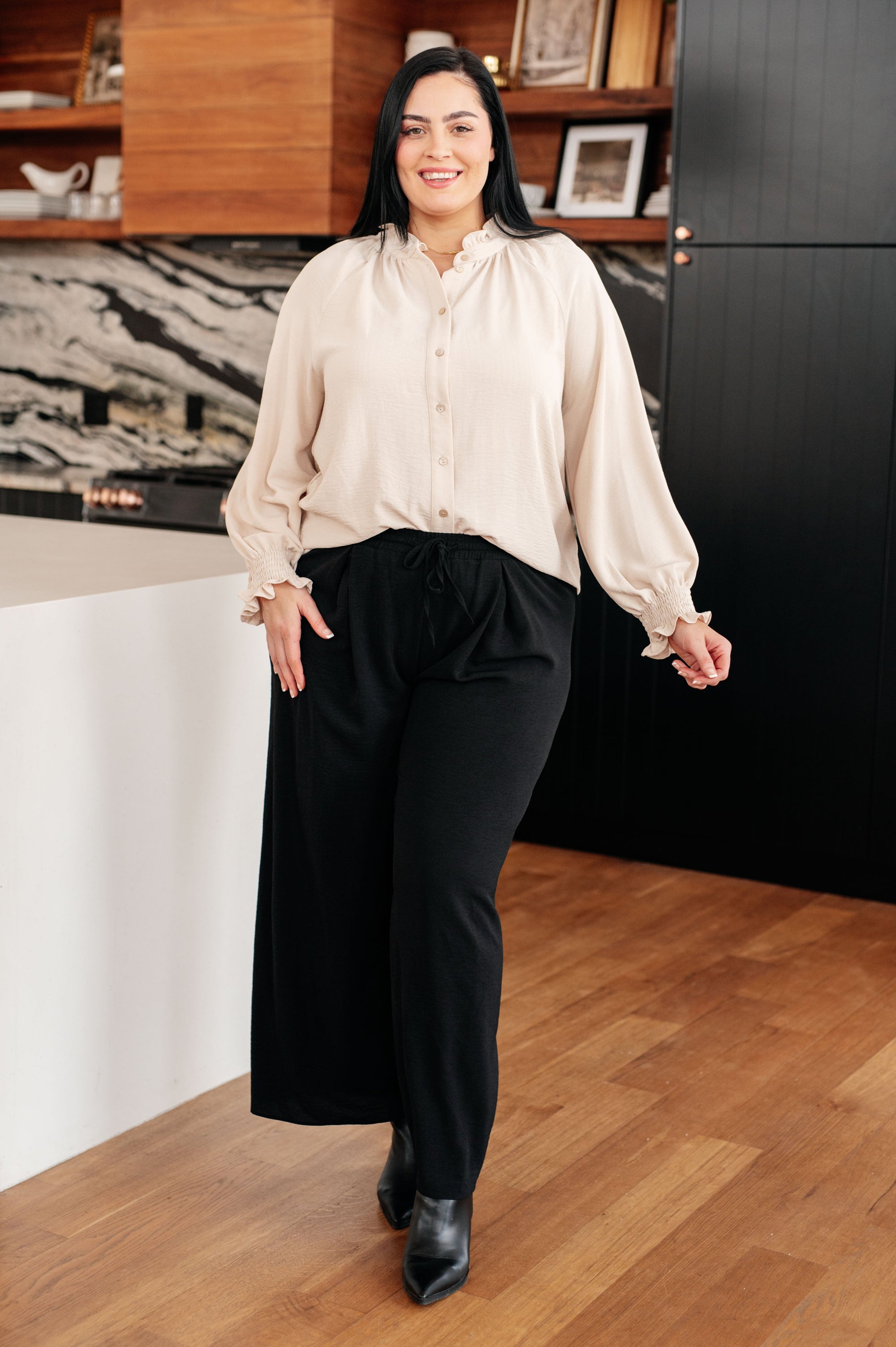 For You I Do Button Up Blouse (SM-3X)