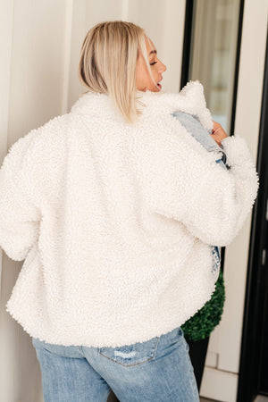 Full Send Sherpa Lined Denim Jacket - STB Boutique