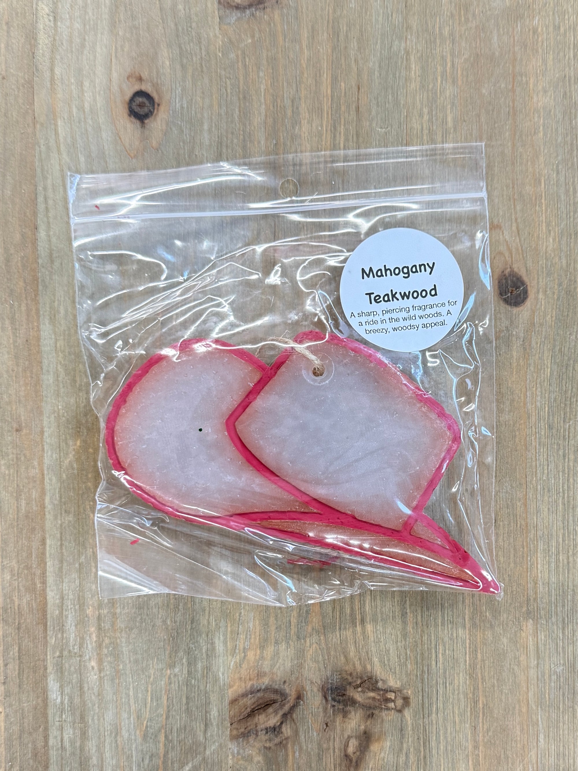 Mahogany Teakwood Car Candle/Air Freshener