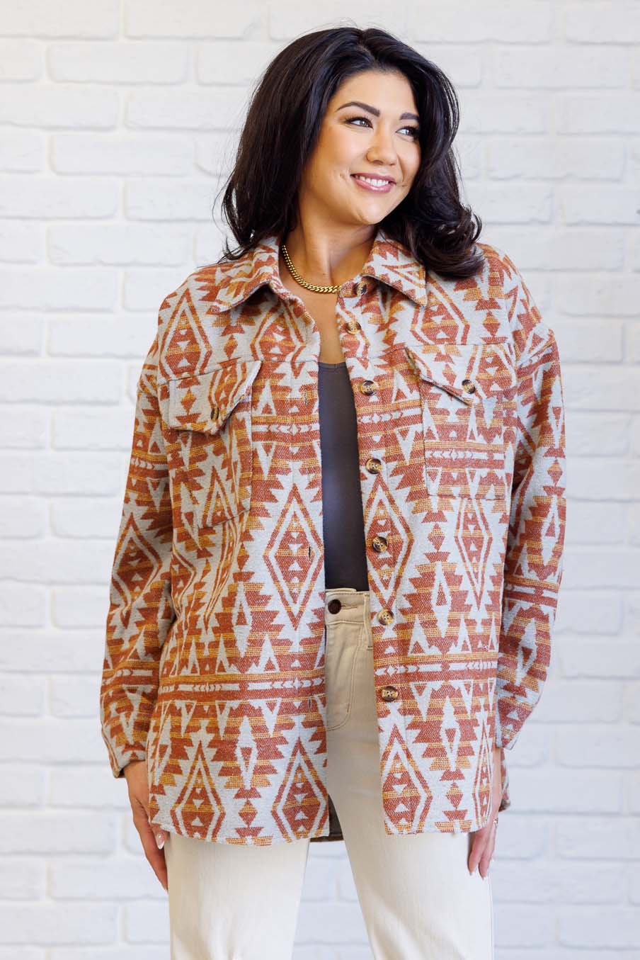 Gather Round Aztec Shacket (SM-3X)
