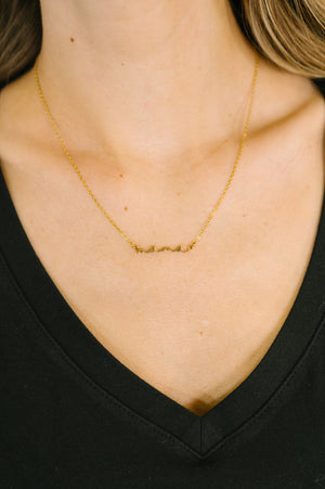 Golden Mama Necklace - STB Boutique
