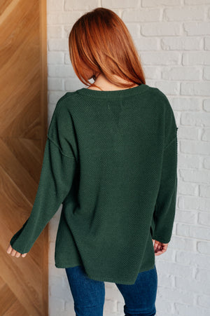 Good Afternoon Henley Sweater (SM-3X) - STB Boutique