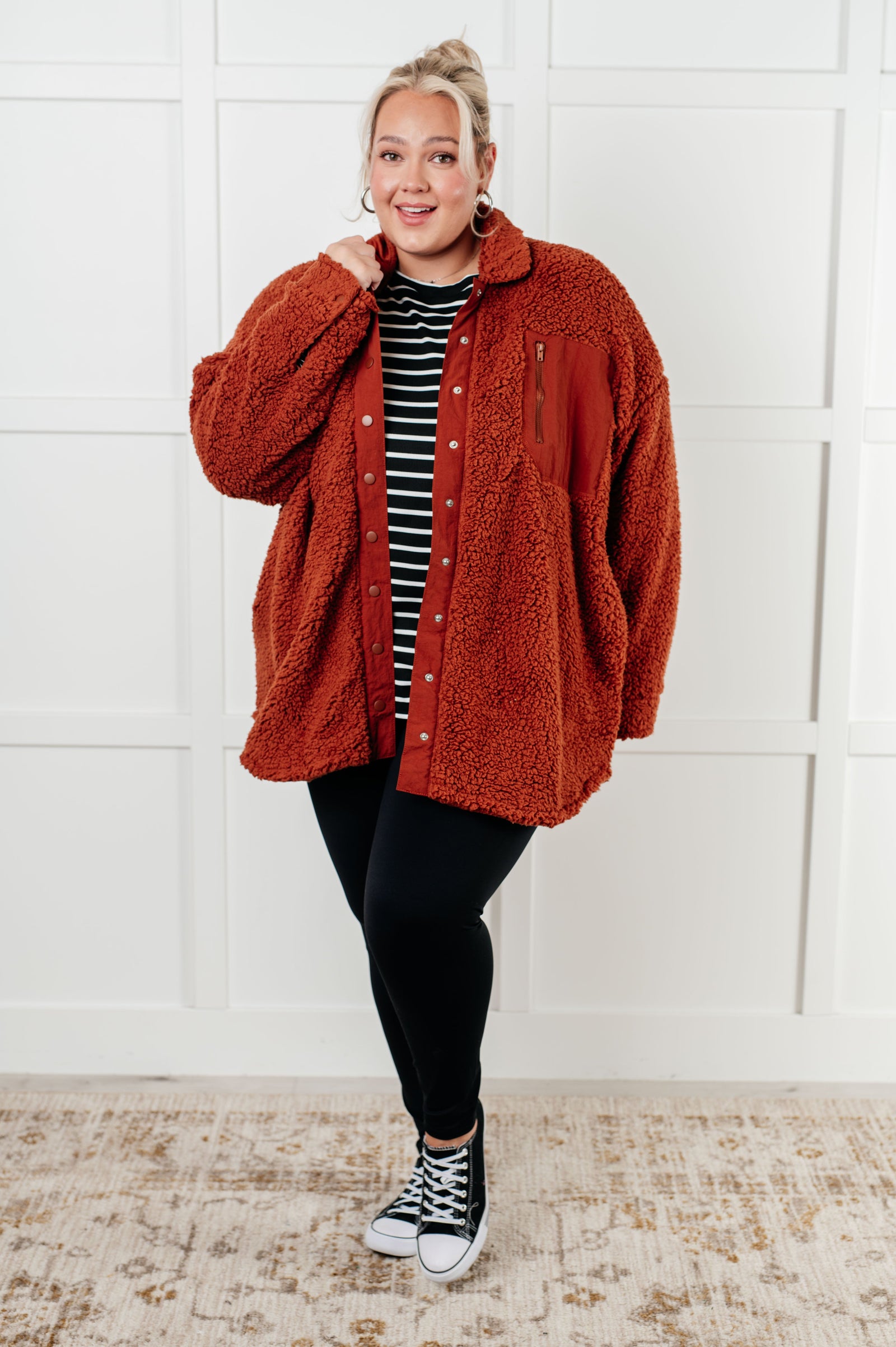 Growing Up Great Sherpa Jacket - STB Boutique