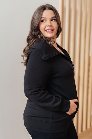 Handle That High Neck Zip Up Jacket (SM-3X)